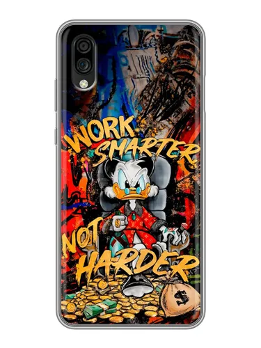 Чехол для ZTE Blade A5 (2020), ZTE Blade A51 lite с принтом Скрудж Мак Дак Деньги на ЗТЕ Блейд А5 20