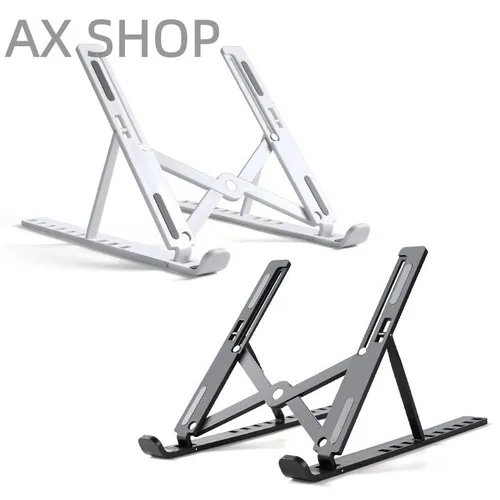 Алюминиевая подставка для ноутбука, складная регулируемая подставка с охлаждением, портативная подст