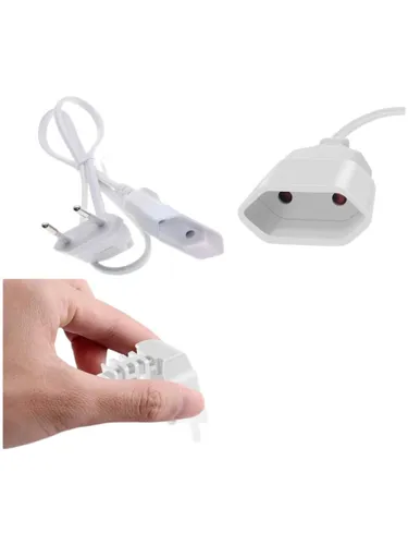 Удлинитель шнур бытовой электрический белый 5метра с вилкой