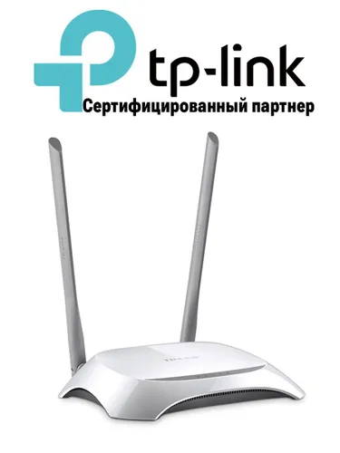 Роутер WiFi Ethernet TP-Link TL-WR840N, точка доступа интернет до 300 Мбит/с, Быстрая настройка защи