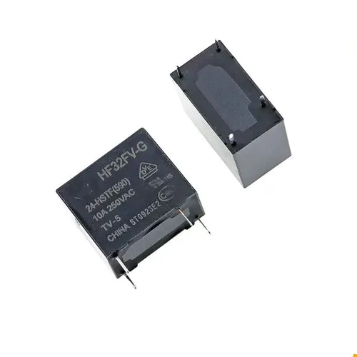 2pcs Реле HF32FV-G-24-HSTF 24VDC 10A 4 вывода 1НО (нормально разомкнутое) для бытовой техники