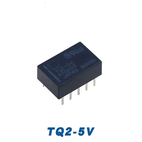 Сигнальное реле TQ2-5V , 10-контактный DPDT, 1А, 5V DC, для плат PCB