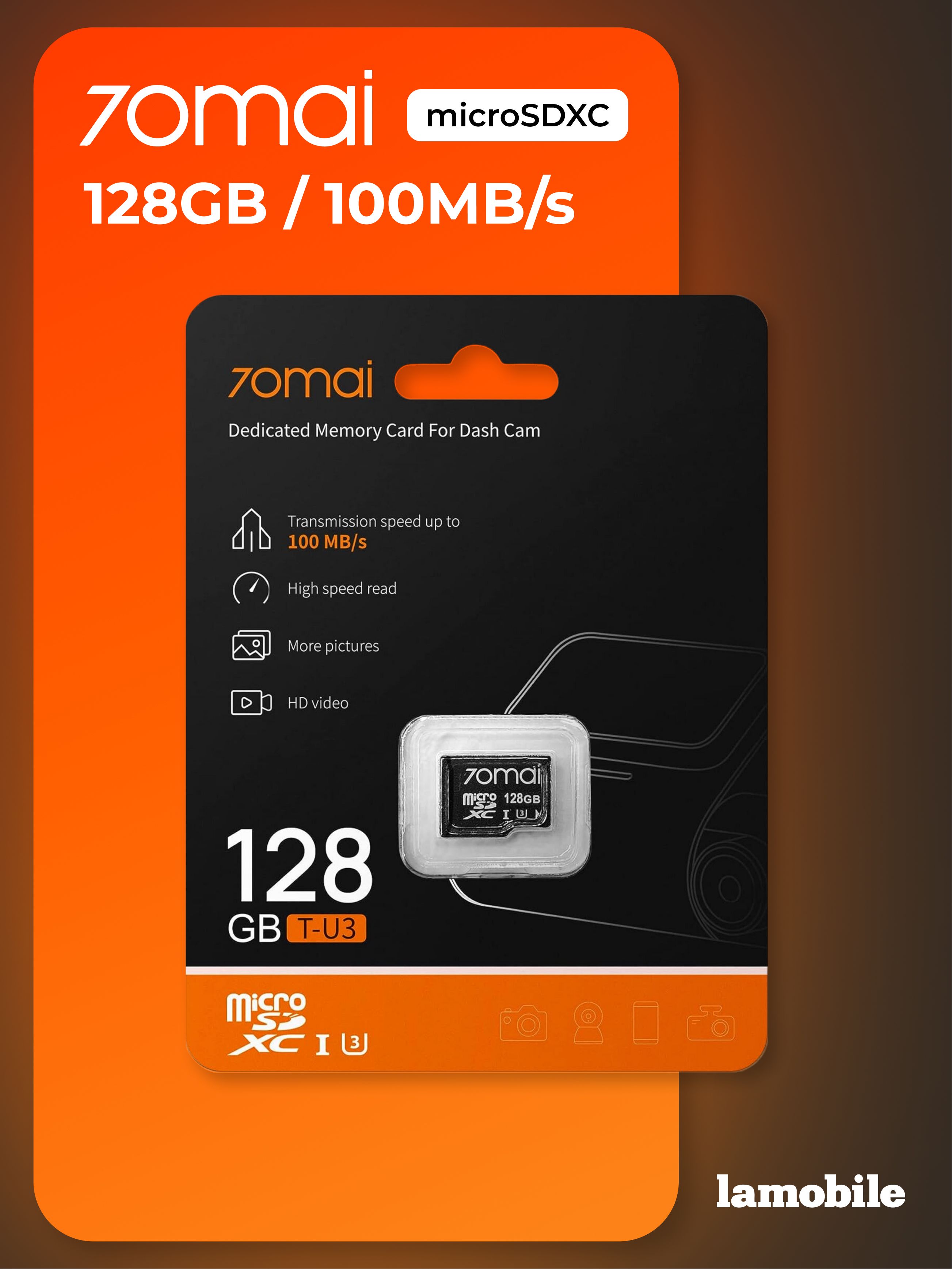 Обзор Карта памяти microSDXC 70mai 128 ГБ (70MAISD-128) в 2026 году: характеристики, отзывы и стоит ли брать?