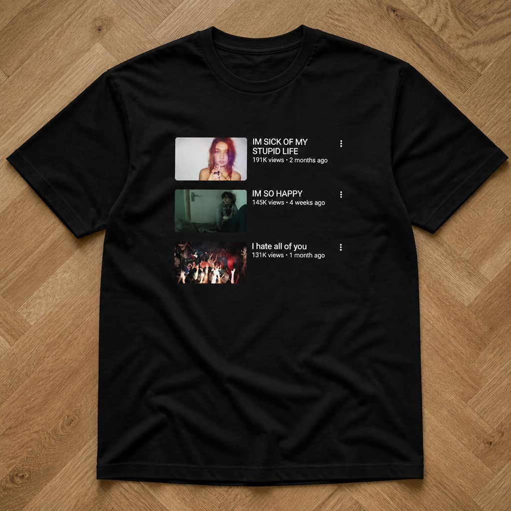 Футболка archive type y2k flat_lay