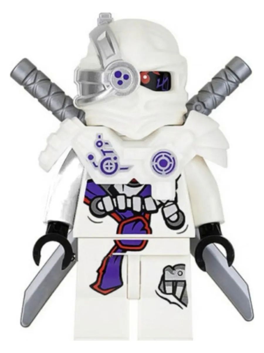Фигурка Белый ниндроид / Ниндзяго / Минифигурка Ninjago