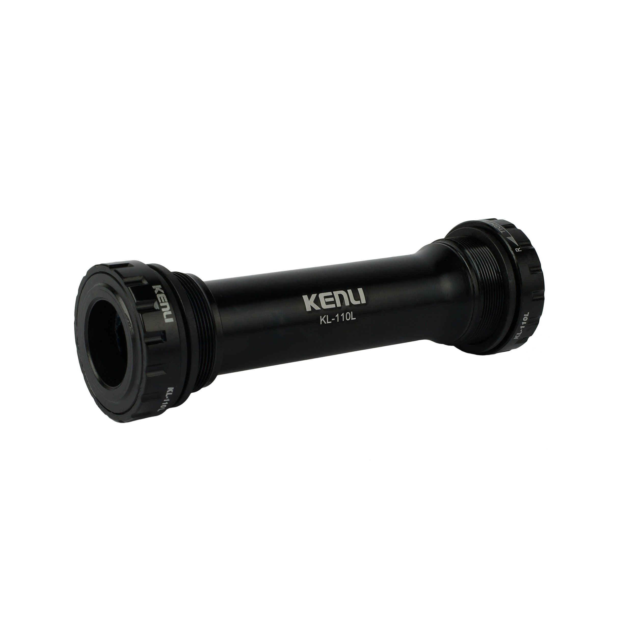 Каретка KENLI KL-110L-24, Fat Bike, 100/120 мм, под ось 24/24 мм, промподшипники, алюминий Каретка KENLI KL-110L-24, Fat Bike, 100/120 мм, под ось 24/24 мм, промподшипники, алюминий