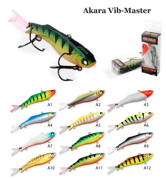 Воблер Akara раттлин Vib-Master 85 мм 19 гр. (2/3 oz 3,3 in) A 2