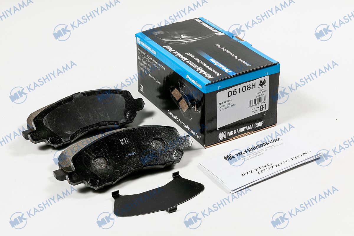 KASHIYAMA Kолодки тормозные передние MITSUBISHI galant 00--; lanser 03--;outlander 03-04