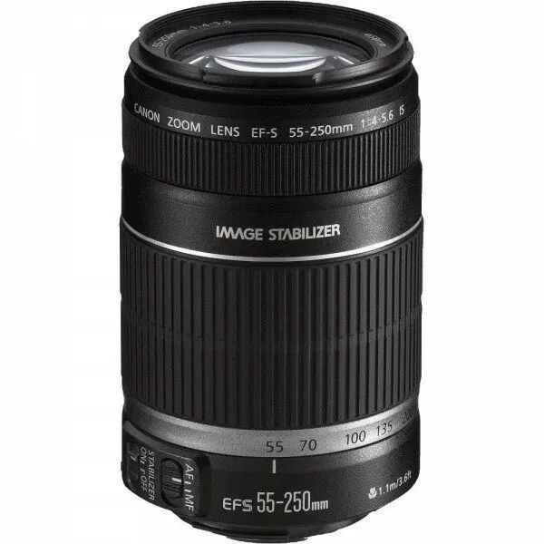 Объектив Canon EF-S 55-250mm f/4-5.6 IS купить на OZON по низкой