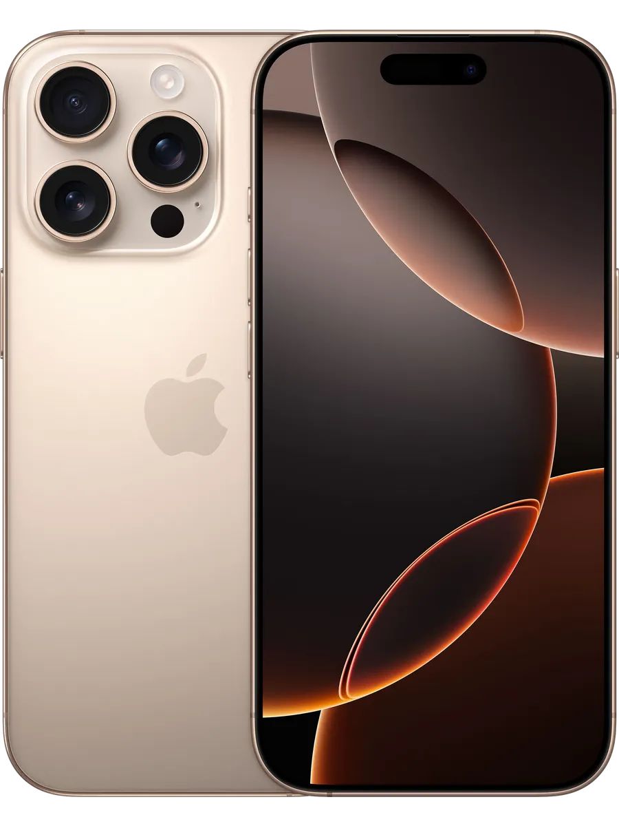 Apple Смартфон iPhone 16 Pro 8/512 ГБ, Nano-SIM, eSIM, золотой