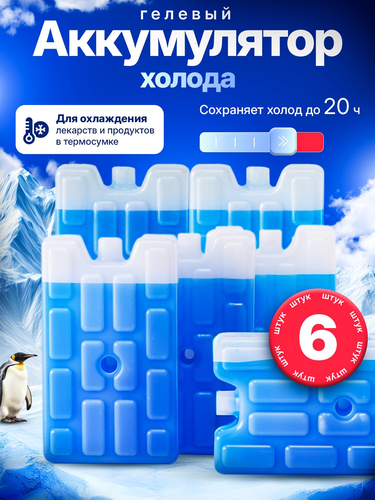 CTS-ServiceАккумуляторхолодаобъем440мл,6шт.