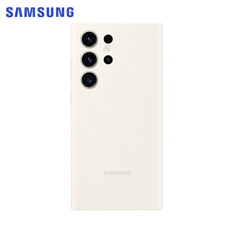 Samsung 智能手机壳, 硅胶, 白色