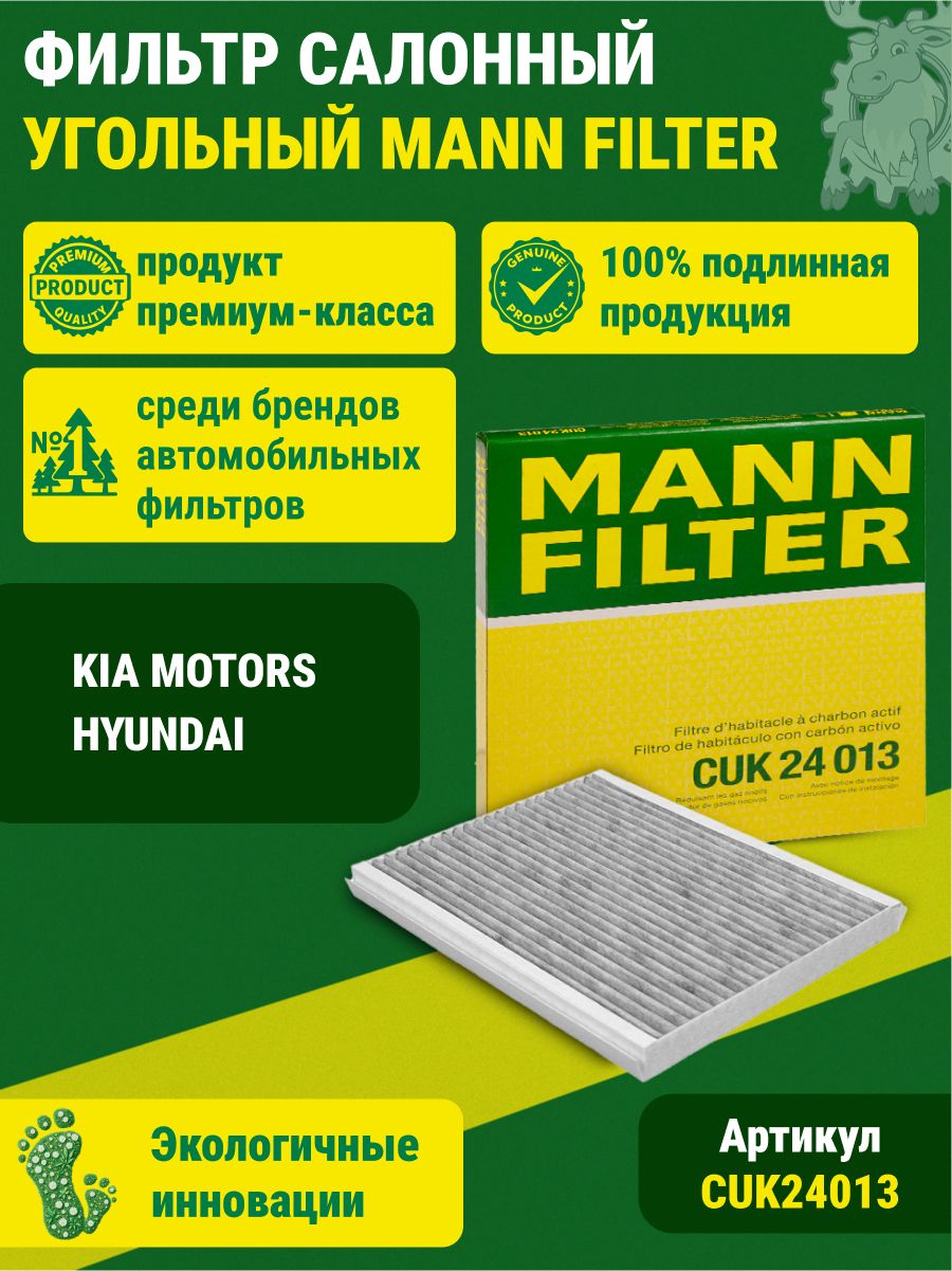 Фильтр салонный Hyundai Creta 15-22 / Elantra 06-20