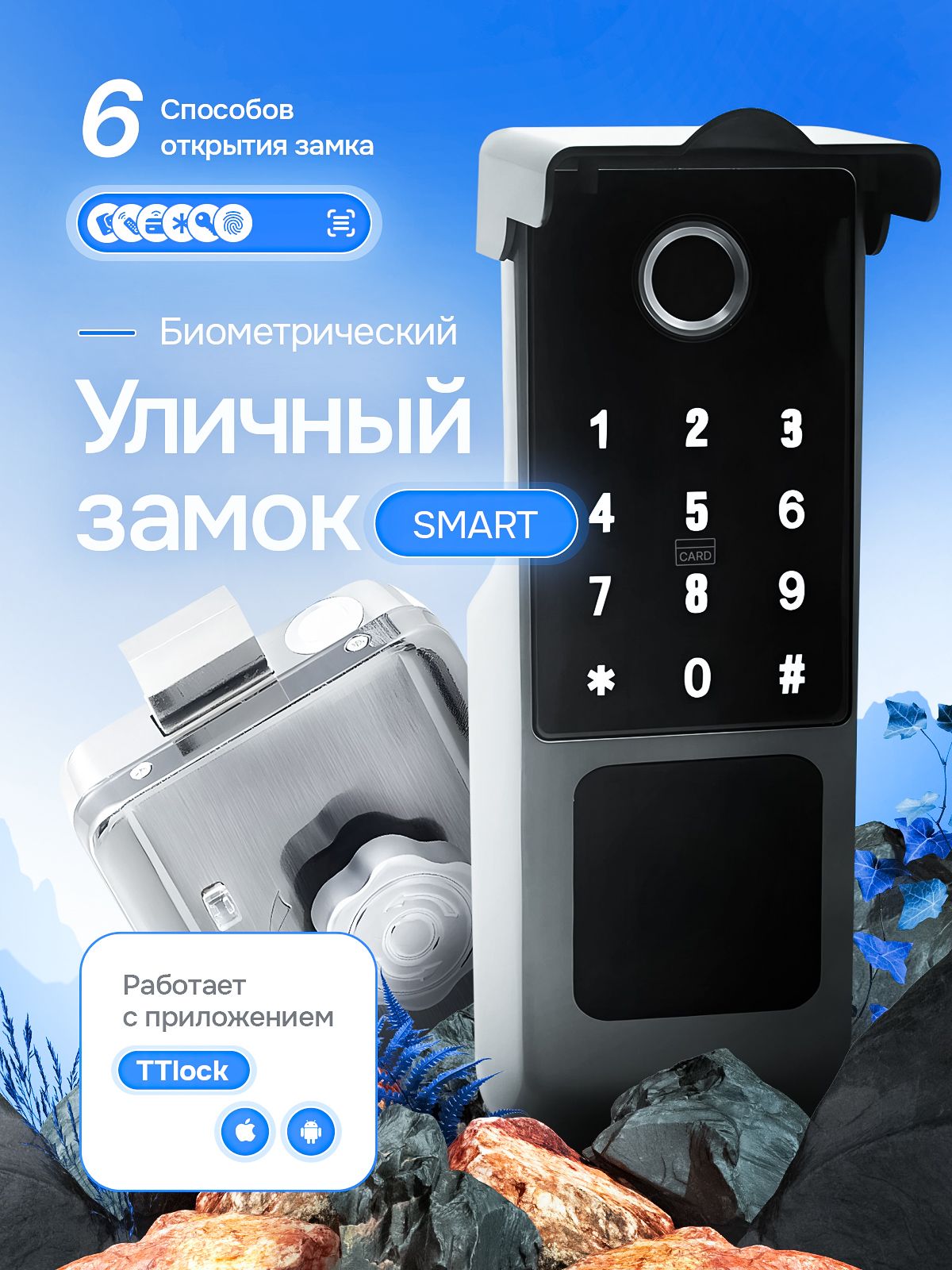 УмныйэлектронныйзамокTTLockнадверь