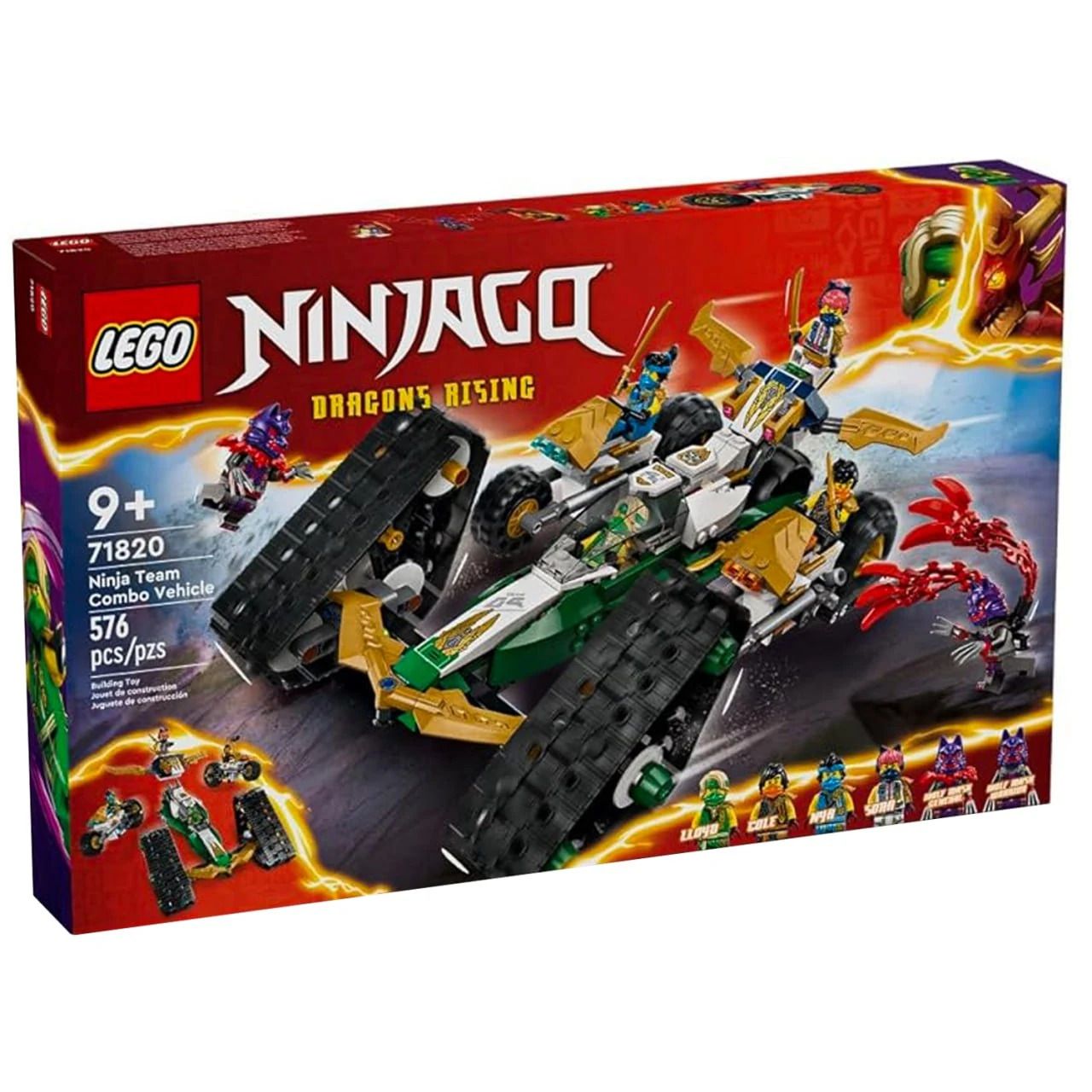 Конструктор LEGO Ninjago Комбо-автомобиль команды ниндзя, 576