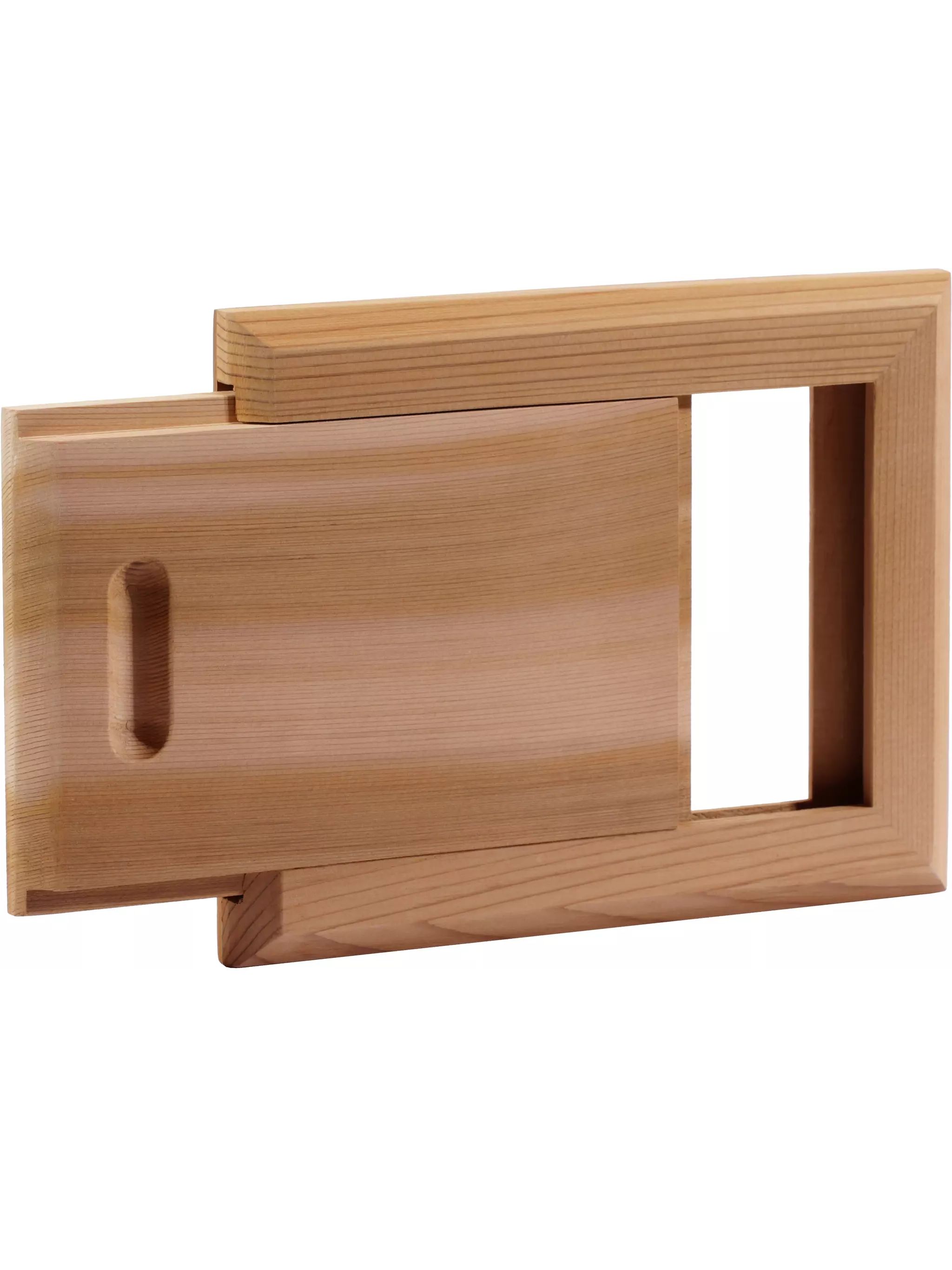 Чертеж вентиляционной задвижки для бани