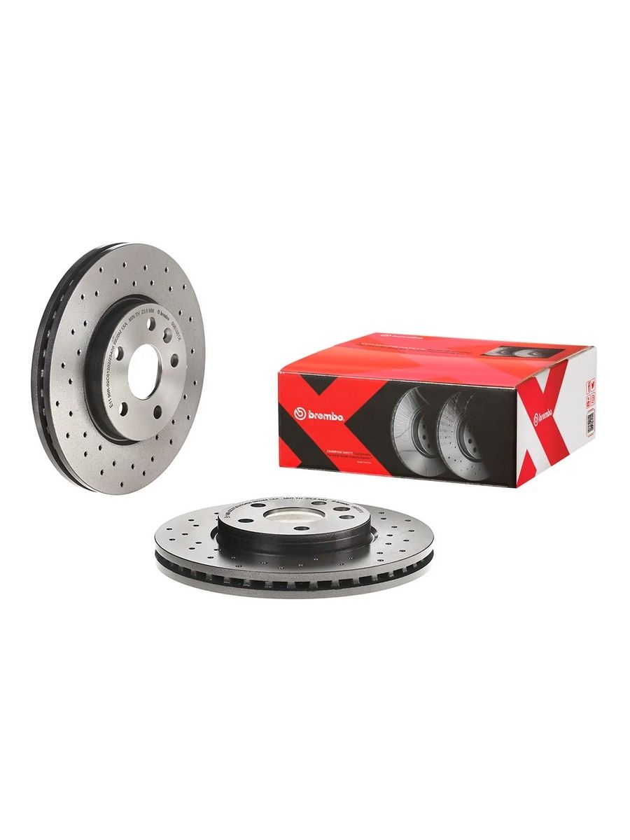 ДисктормознойпереднийвентилируемыйBREMBO09B3551XдляCHEVROLETAveo,OPELAstraJ
