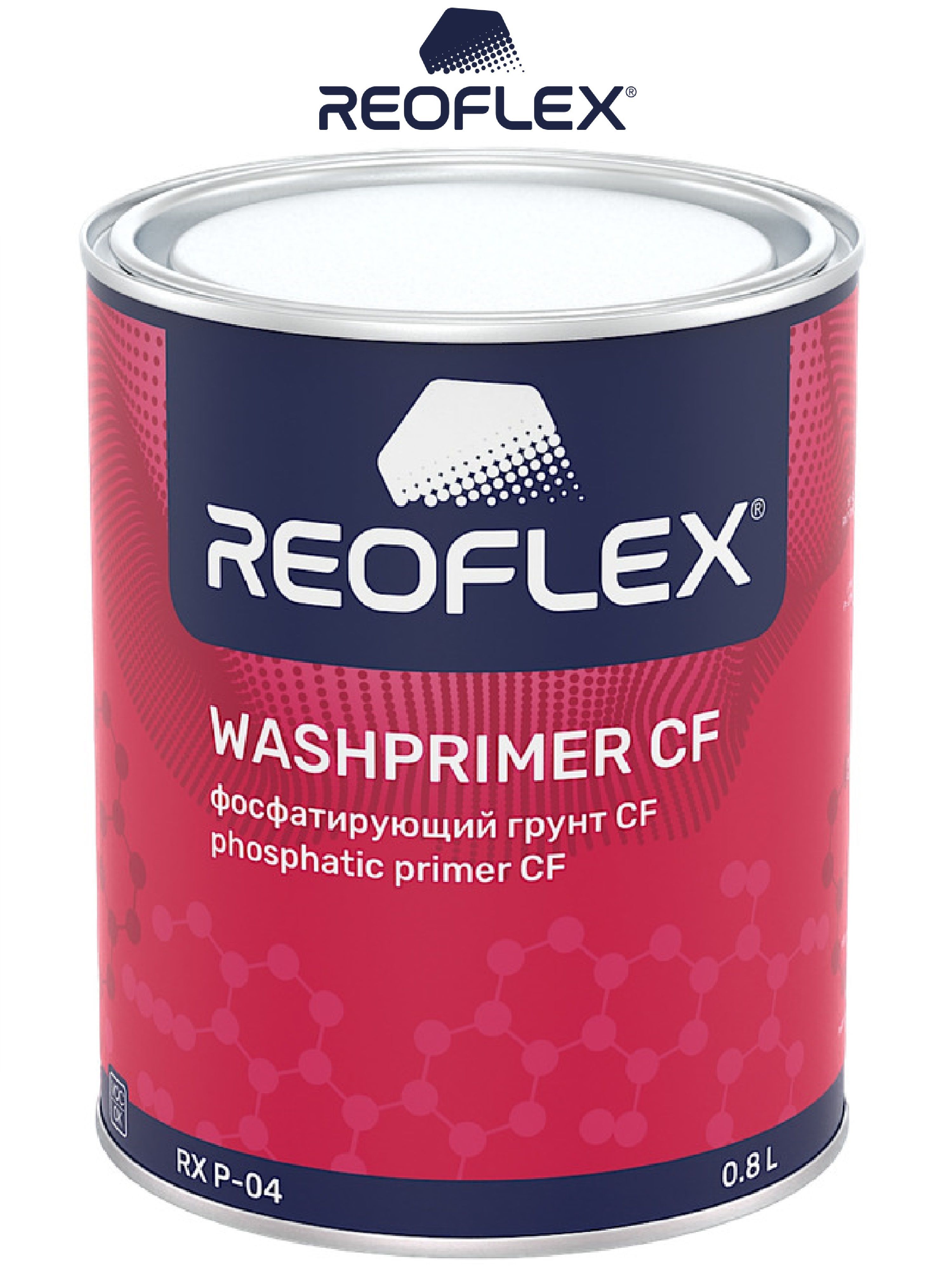 REOFLEXФосфатирующийгрунт(0.8л,серый)CFWashprimerCFRXP-04
