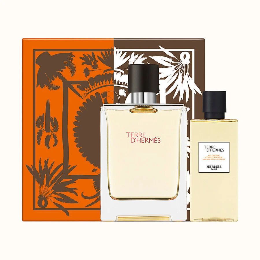 HERMES TERRE D'HERMES Парфюмерный набор 100 мл + гель для душа 80 мл купить