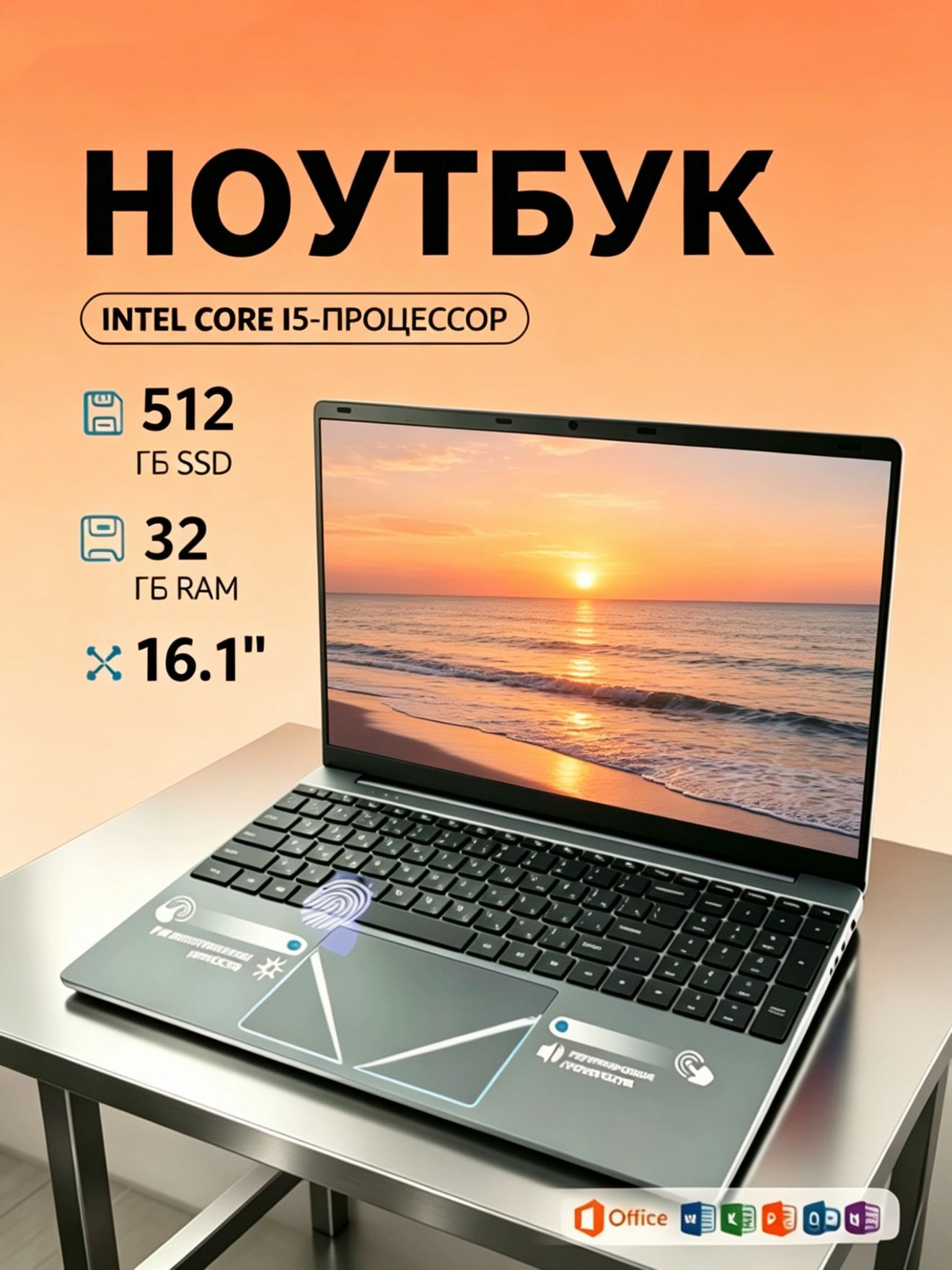 OLOEYИгровойноутбук/офисныйноутбук/ультратонкийноутбук/игровойноутбукИгровойноутбук16.1",IntelCorei5-6200U,RAM32ГБ,SSD535ГБ,IntelHDGraphics630,WindowsPro,хром,черный,Русскаяраскладка