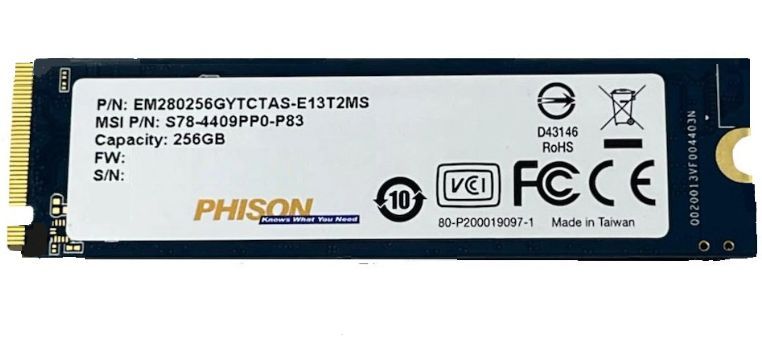 PHISON 256GB 内蔵型SSD 4枚セット Внутренние SSD-накопители PHISON – купить на OZON по низкой цене