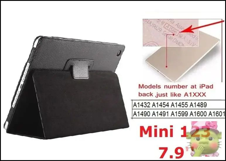 7,9 ''Folio Stand Coque для 2 3 чехол Магнитный смарт-флип из искусственной кожи A1432 A1455 A1490 iPad #1