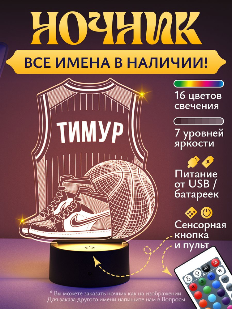 Ночник Тимур - Баскетбольная форма #1
