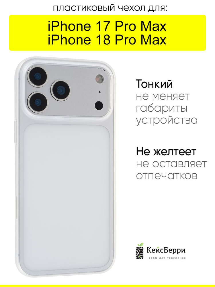 Чехол для iPhone 17 Pro Max / 18 Pro Max, серия Slim #1