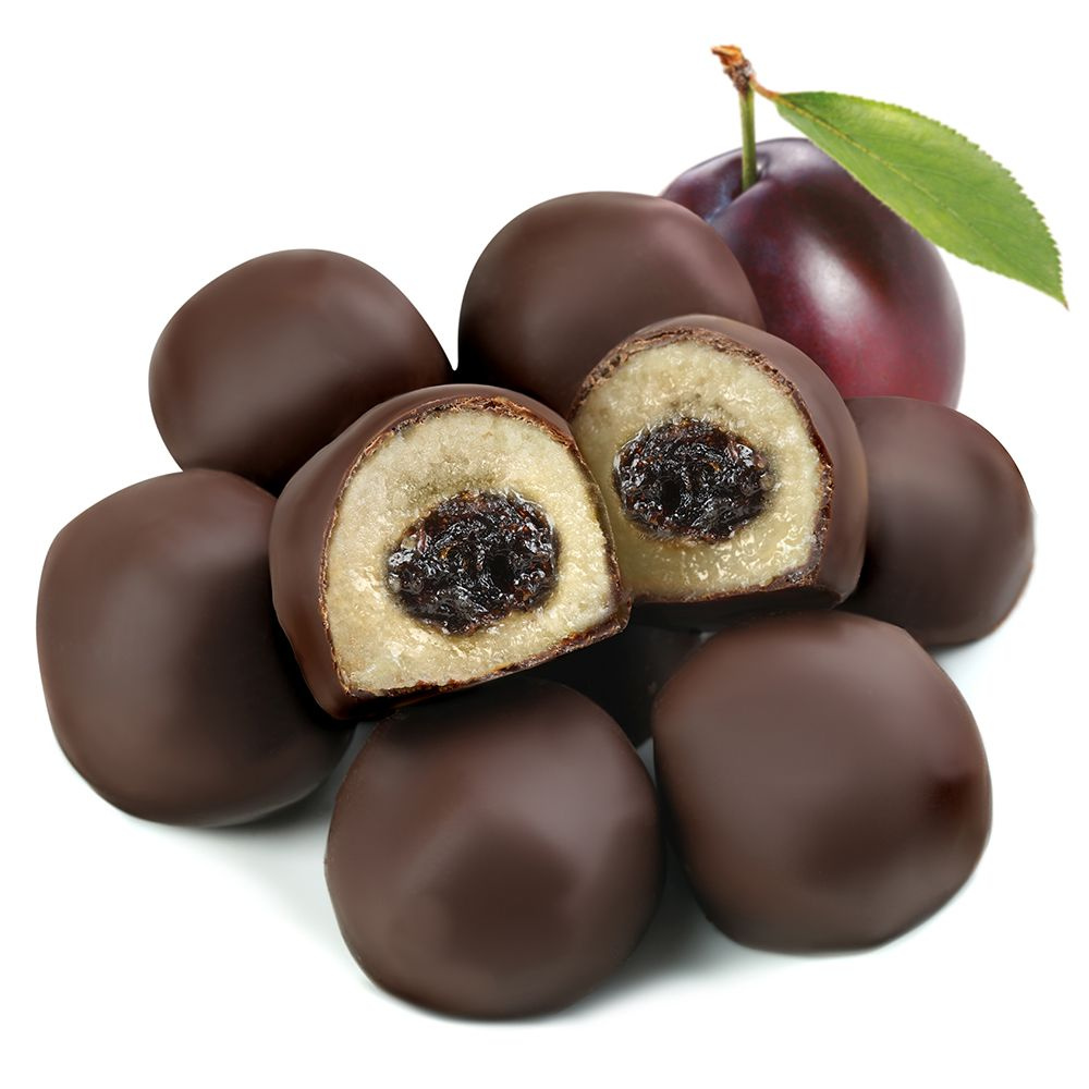 Марципан в шоколаде Grondard с начинкой: "Нежный чернослив", 1,2 кг  #1