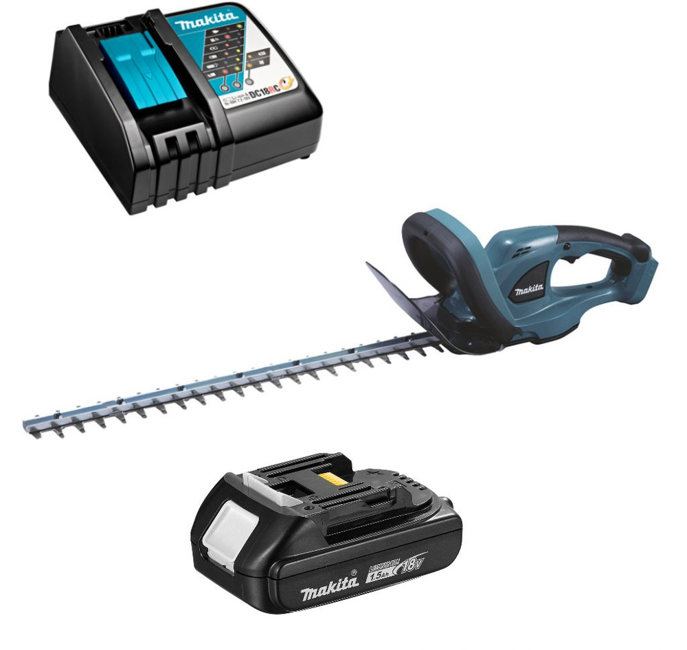 Кусторез Makita DUH523RY 18В LXT Li-Ion 1х1.5Ач, з/у - купить по ...