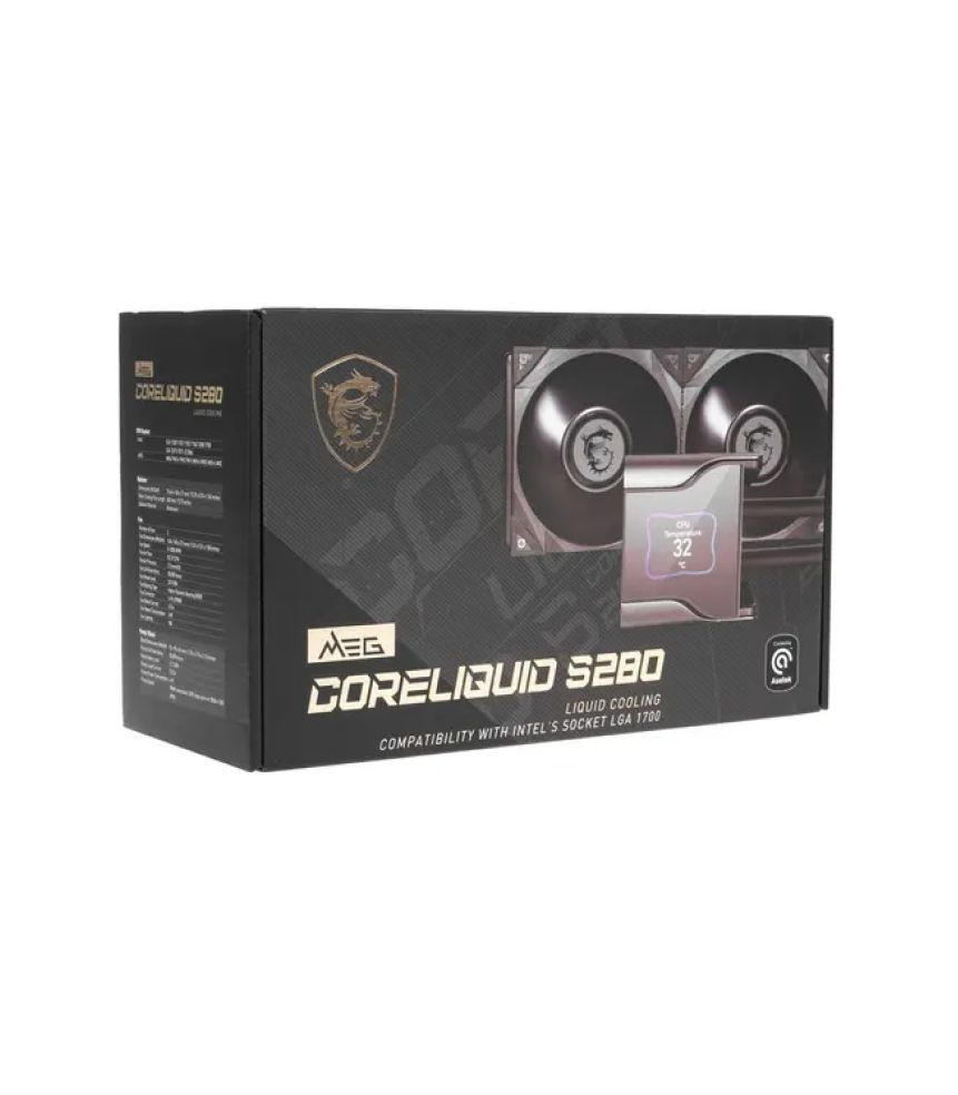 Система водяного охлаждения MSI MEG CORELIQUID S280, черный - купить ...