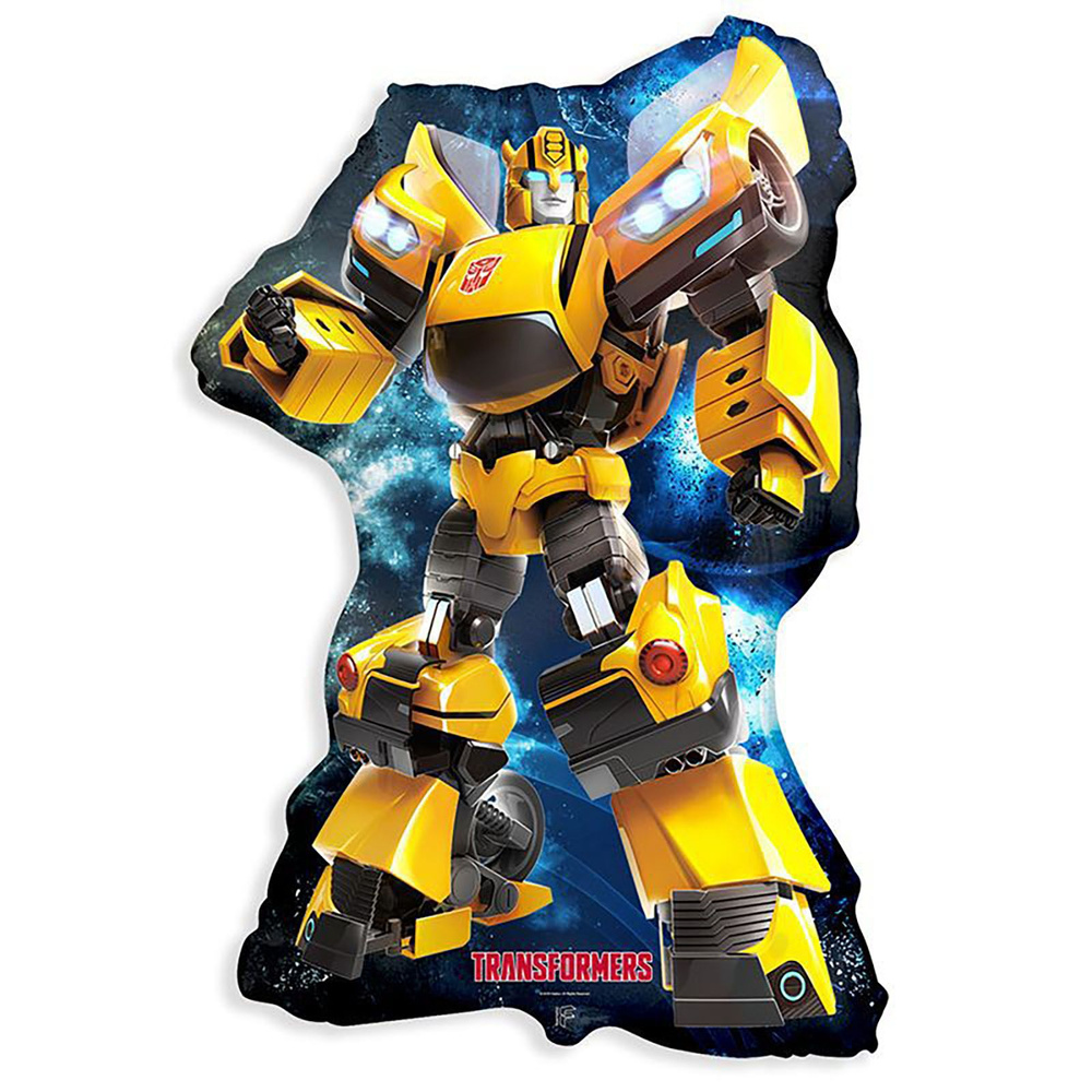 Трансформеры Бамблби мини / Bumblebee, фольгированный шар, 28 см, 1 шт. #1