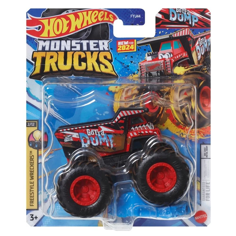 HTM66 Машинка металлическая игрушка Hot Wheels Monster Trucks Монстр трак коллекционная модель GOTTA #1