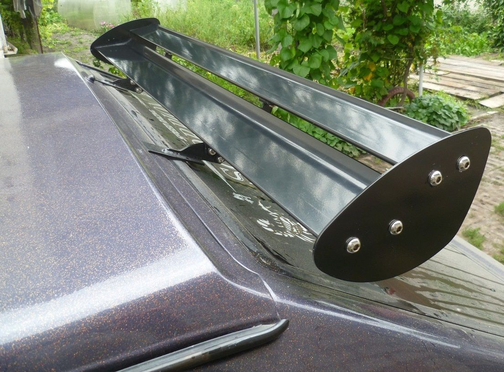 Алюминиевый спойлер 182x24mm GT Wing Rear Spoiler - Grey