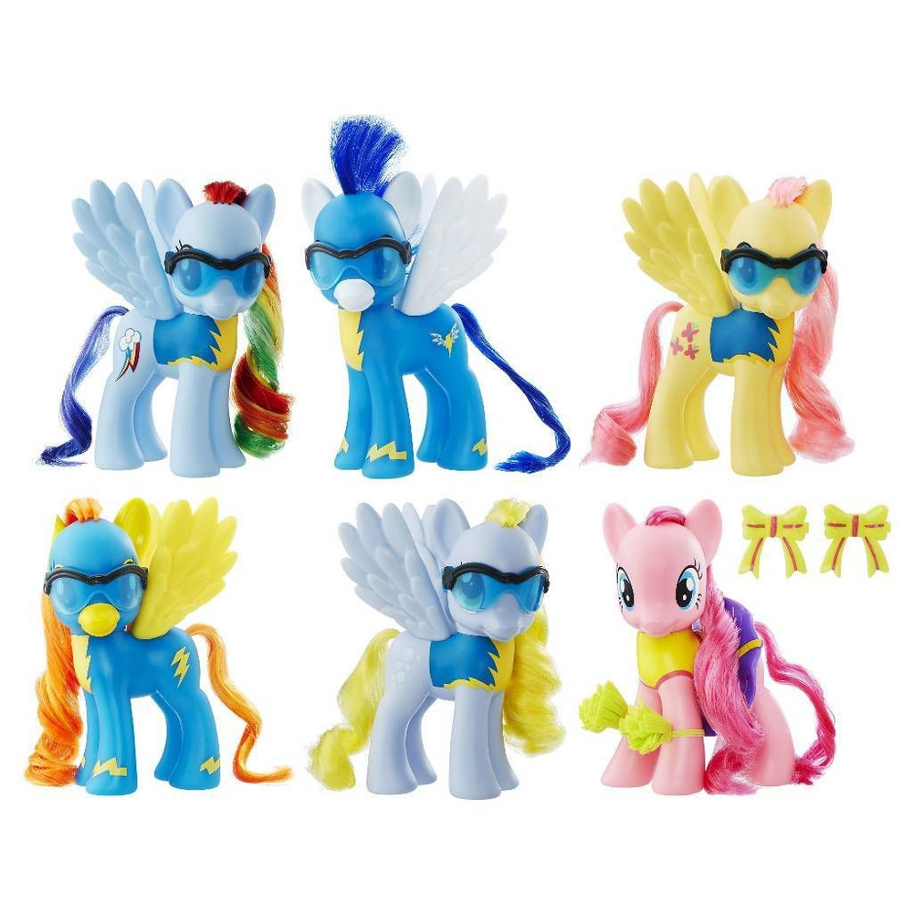 Коллекционный Набор My Little Pony Вондерболты Чудо-молнии Wonderbolts  Collection - купить с доставкой по выгодным ценам в интернет-магазине OZON  (1433131726)