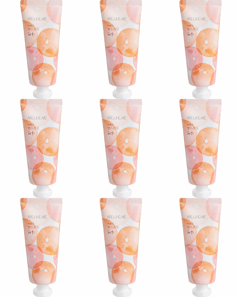 WELCOS Крем для рук с персиком Perfumed Hand Cream Peach, 60 гр, 9 шт #1