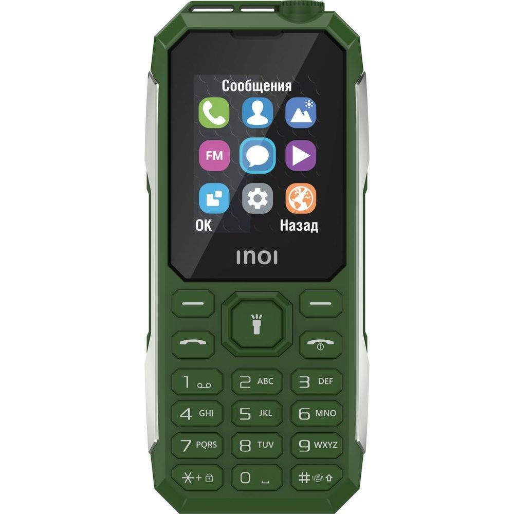 Мобильный телефон INOI 106Z, зеленый - купить по выгодной цене в ...
