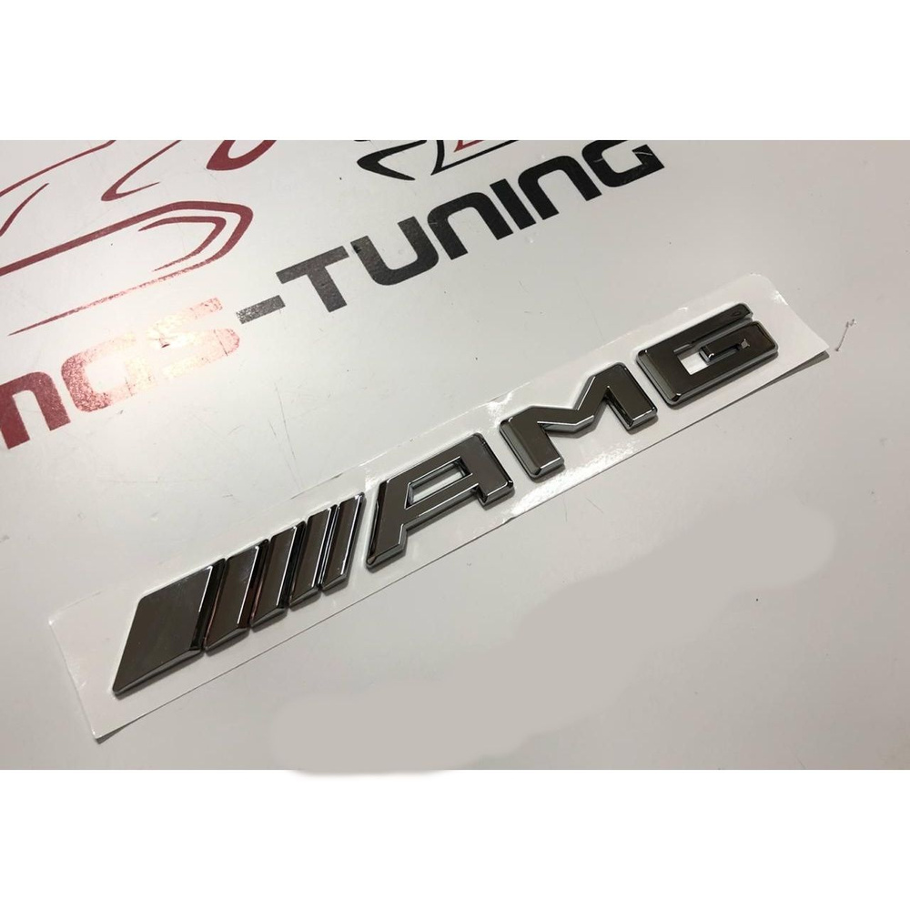 Шильдик для Mercedes AMG хром нового образца - купить по выгодным ценам ...