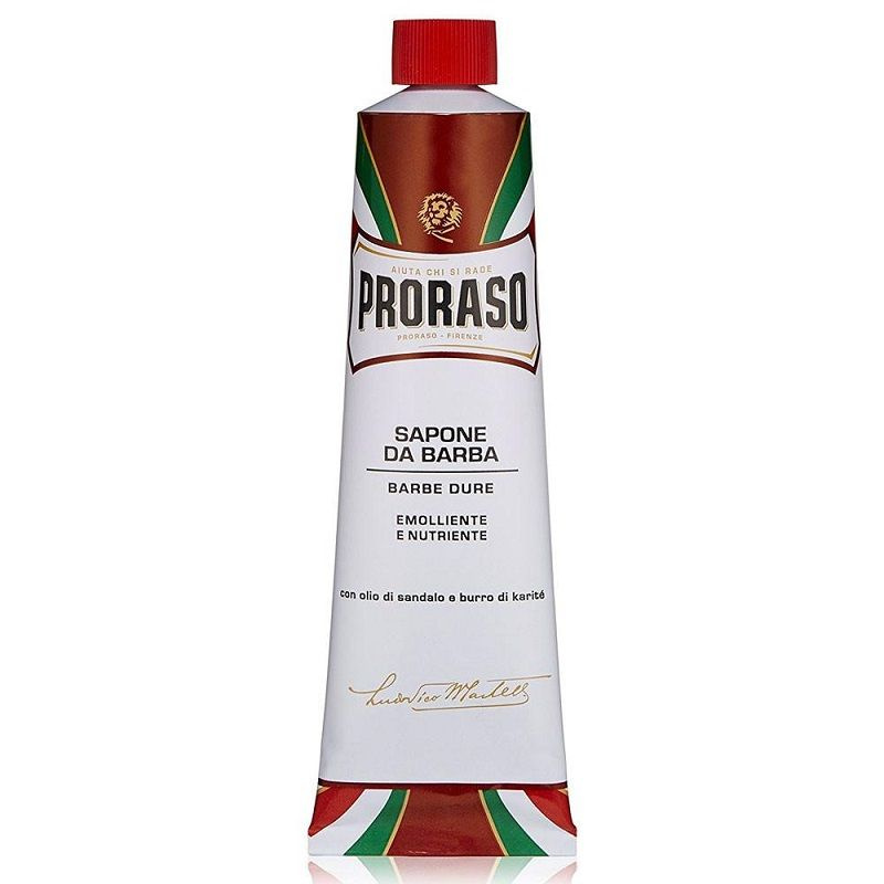 Proraso Nourish Sandalwood Shaving Cream Tube Крем для бритья питательный с маслом сандала и маслом ши #1