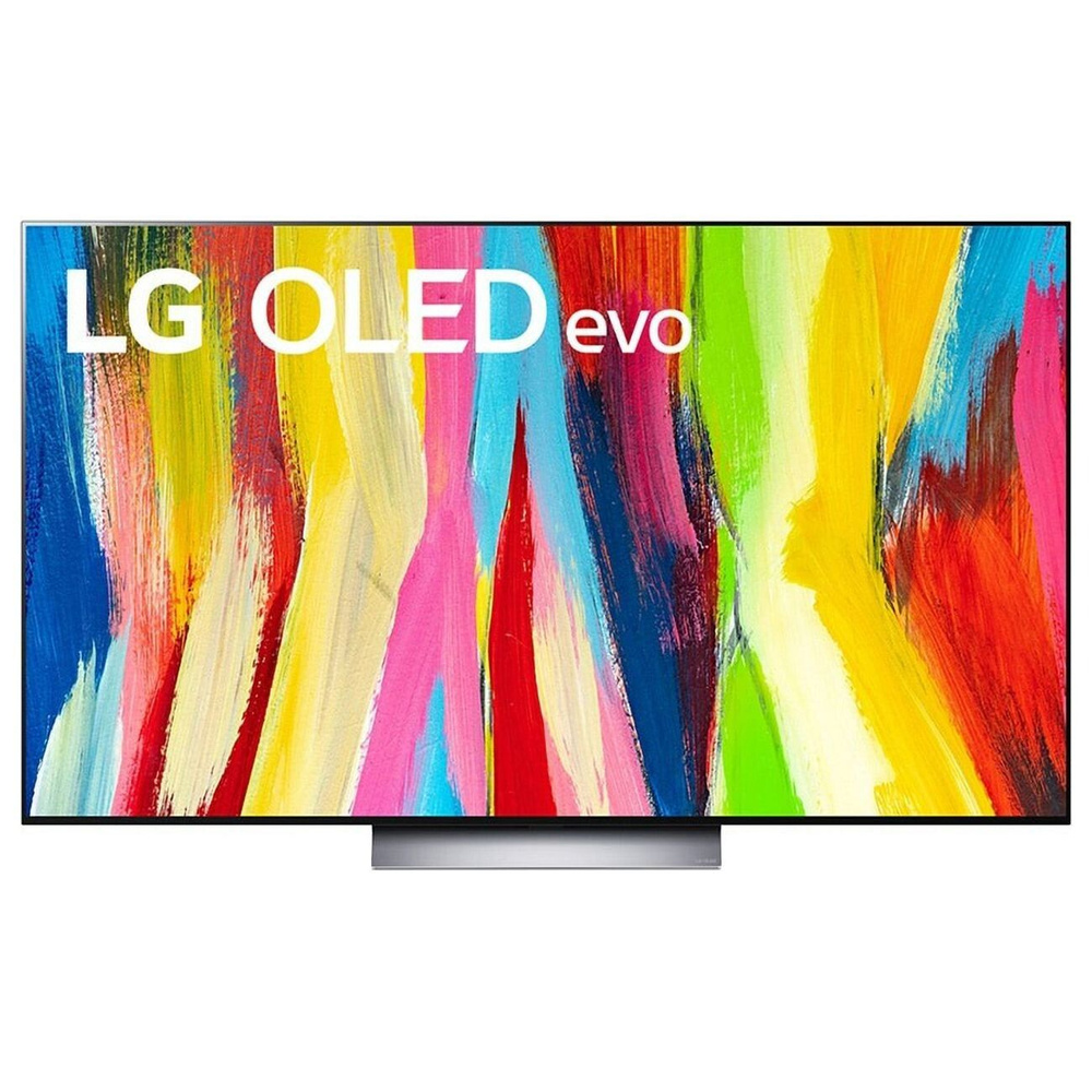 LG Телевизор OLED77C2RLA 77" 4K UHD, серый #1