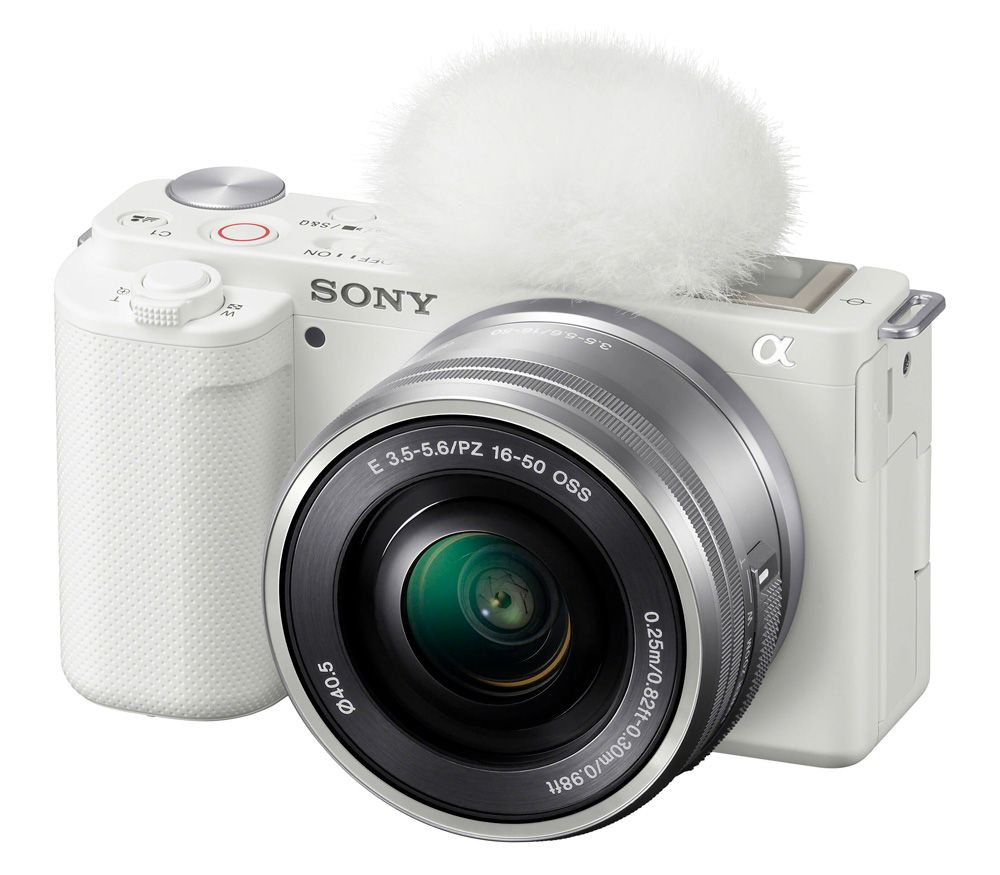 Беззеркальный фотоаппарат Sony ZV-E10 Kit 16-50mm, белый #1