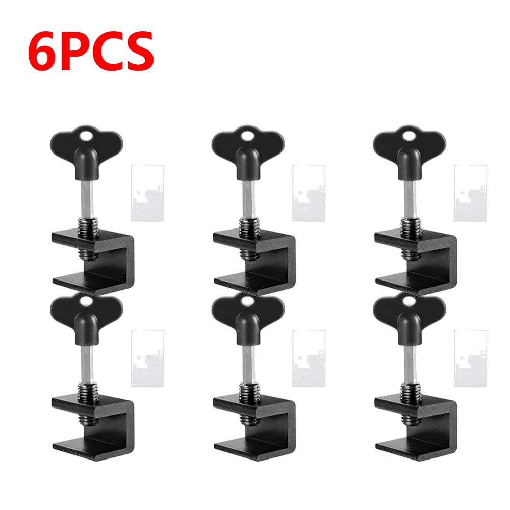 1-30 шт. дверные замки, замок для раздвижной двери, алюминиевый сплав ...