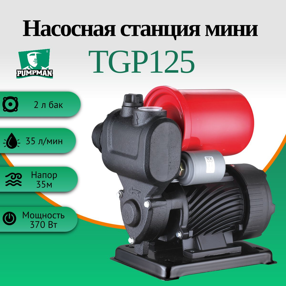 Насосная станция Pumpman TGP, 220 л/мин - купить по выгодной цене в  интернет-магазине OZON (1456546512)