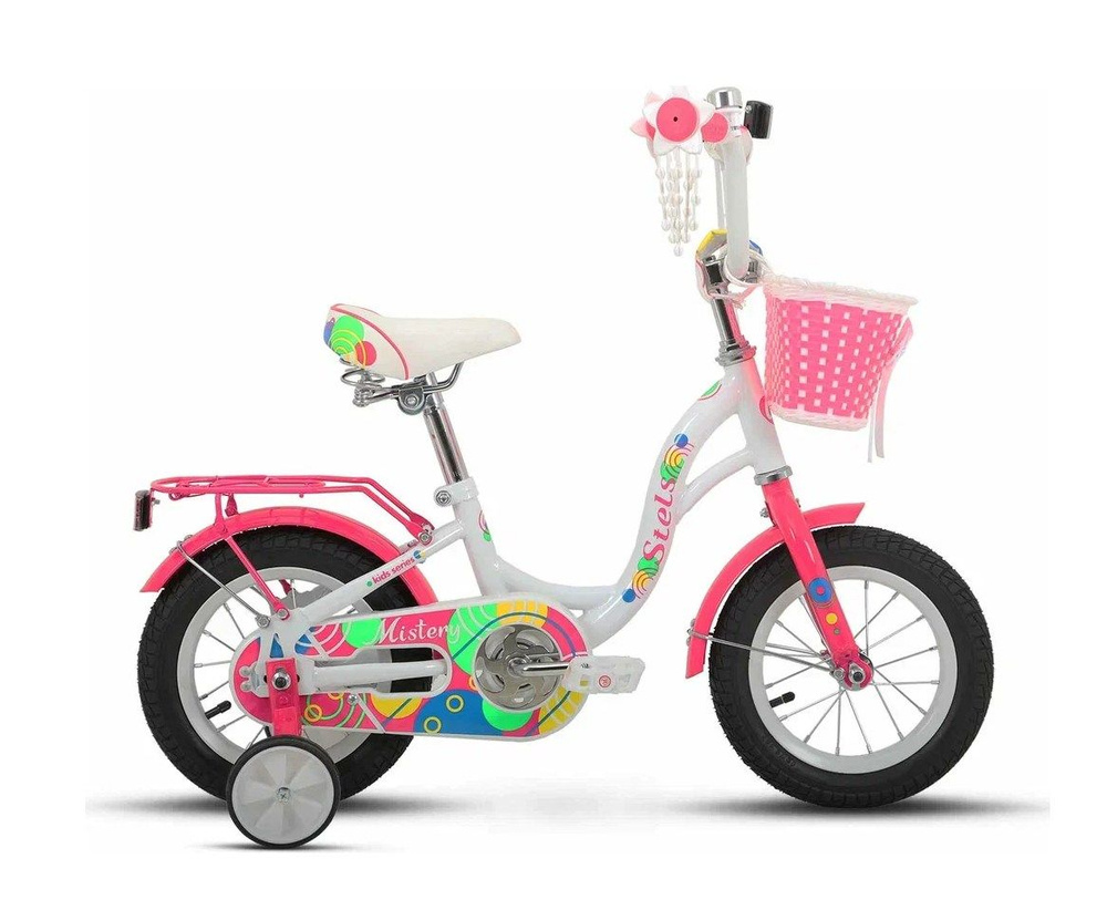 Детский велосипед STELS 7.9" Mistery C12" Z010 Белый/Розовый - купить с ...