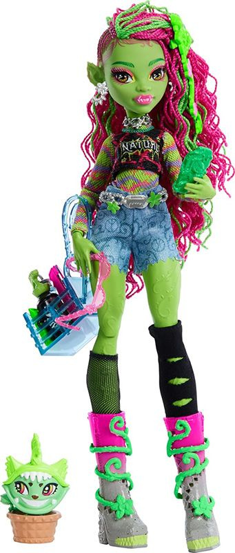 Кукла Monster High Venus базовая Венера МакФлайтрап с питомцем купить ...