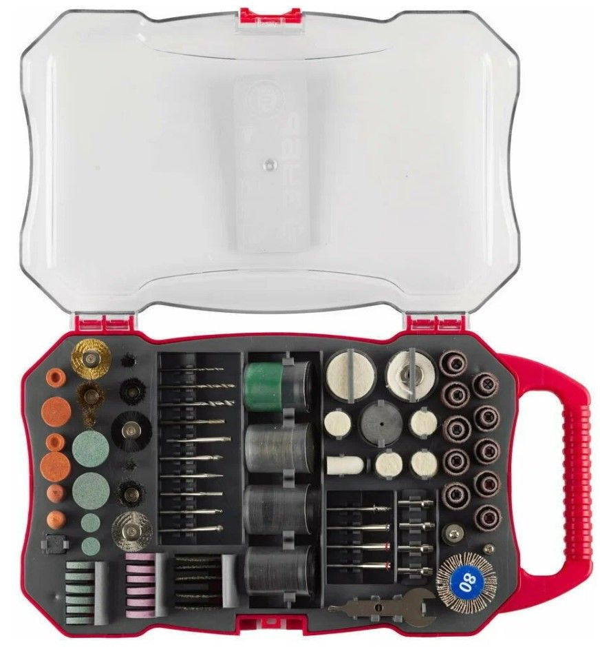 Насадка-щетка для гравера Набор насадок Зубр для граверов 208 предметов ...