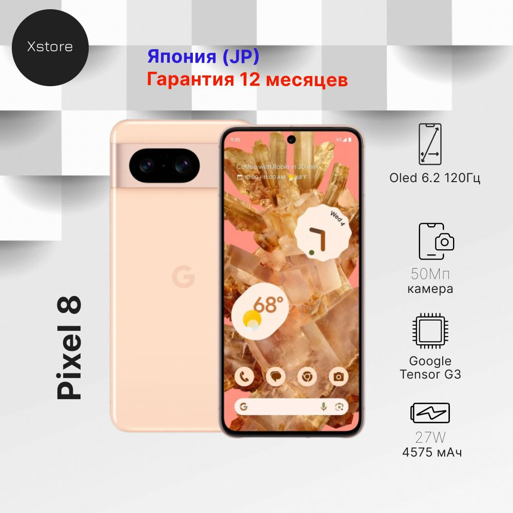 Смартфон Google pixel8 - купить по выгодной цене в интернет-магазине OZON  (1361911595)