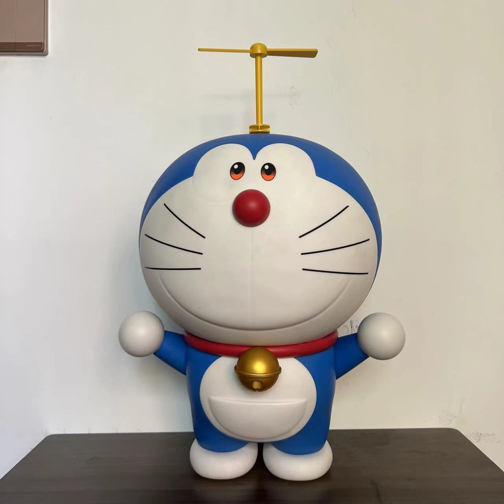 фигурка аниме (Doraemon Anime Figure GK Cartoon Kawaii Cat Desktop  Decoration Statue Pvc)50см-пакет - купить с доставкой по выгодным ценам в  интернет-магазине OZON (1527969654)