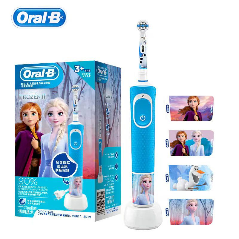 Oral-B Электрическая зубная щетка электрическая зубная щетка, светло-синий, белый  #1