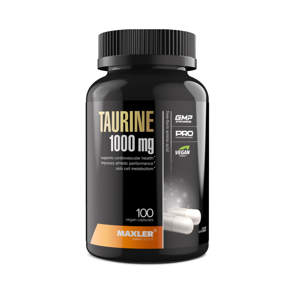 Аминокислота Таурин в капсулах Maxler Taurine 1000мг 100 шт. #1